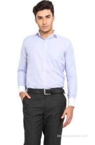 Protext Men's Solid Formal Shirt